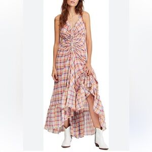 free people | rainbow dreams midi dress size 6